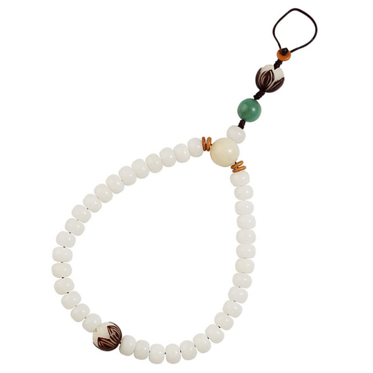 Gadpiparty 4piezas Cuerda Colgante De Perlas Para Teléfono De Muñeca De Lanyard Para Móvil Antipérdida Accesorio Para Llaves y Para
