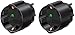 Produktbild Brennenstuhl Reisestecker/-adapter Schutzkontakt für USA, Japan schwarz, 1508550 (2 Stück, Adapter USA, Japan)