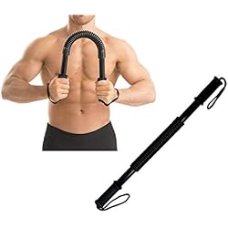 Ducomi Twister Barra Musculación, Extensor Entrenamiento Pecho y Brazos a Casa o Gimnasio - Barra Flexible para Fortalecer, Tonificar Músculos Pectorales y Definir Brazos 4 Ducomi Twister Barra Musculación, Extensor Entrenamiento Pecho y Brazos a Casa o Gimnasio - Barra Flexible para Fortalecer, Tonificar Músculos Pectorales y Definir Brazos (20 kg)
