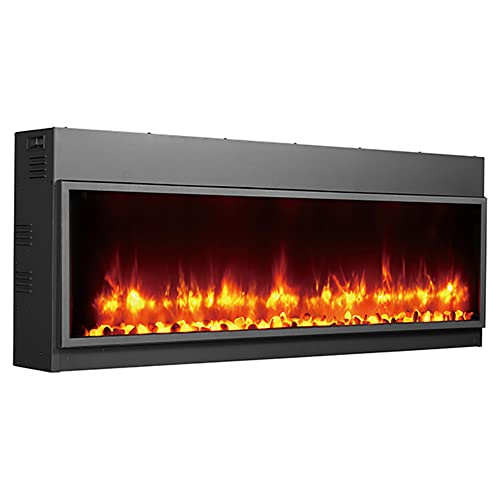 Dynasty Harmony 79 Inch Electric Fireplace - Modern, Linear Design With Multiple Flame Colors & Remote Control | Hardwire Or Plug-In Installation, Supplemental Zone Heat #TOP1