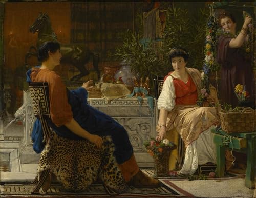 Tableaux posters impression toile Lawrence Alma Tadema art mural 60x90