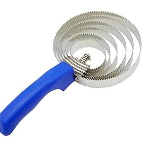 Onsinic Omkeerbare RVS Curry Kam met Soft Touch Grip voor Huisdier Kat Hond Horse Care Tool