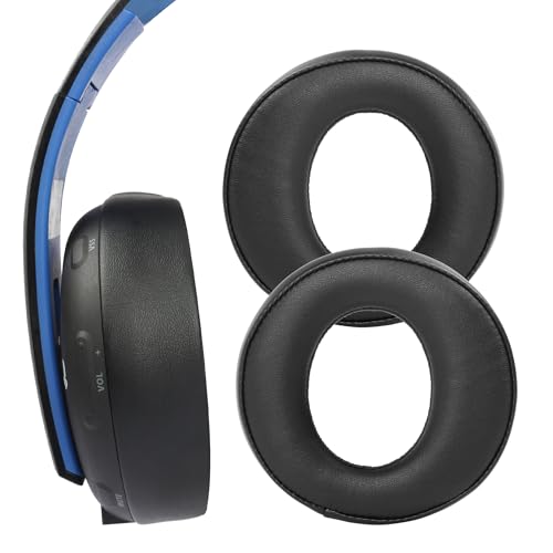 Gold PS4 Headphone Earpads Replacement Compatible with Sony Gold Wireless PlayStation PS4 Headset Ear Cushions with Premium Protein Leather and Memory Foam
