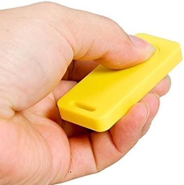 E3tronics Wireless Bluetooth Remote Control Photo Camera Shutter (Yellow)