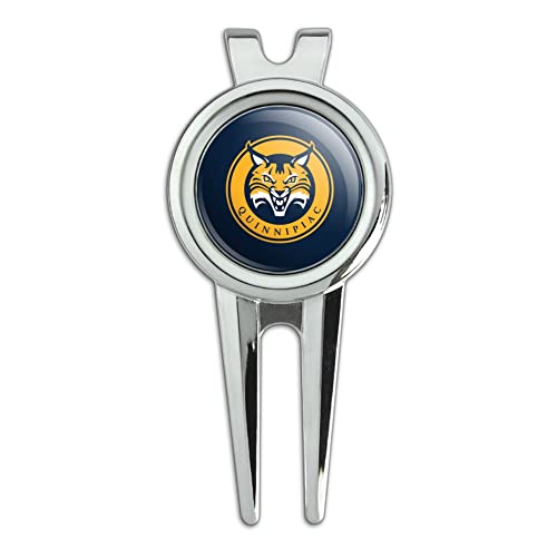 GRAPHICS & MORE Quinnipiac University Primary Logo Golf Divot Repair Tool and Ball Marker
