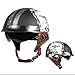 KAISIMYS Medio Casco de Motocicleta, Medio Casco Certificado por Dot para Hombres y Mujeres, con Visera para el Sol de Cara Abierta y Forro extraíble, Adecuado para Bicicletas eléctricas Cruiser Chop
