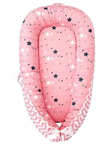 Image of Baby Lounger Cover Newborn Lounger Cover Infant Lounger Cover Floor Seat for Lounger Color Pink