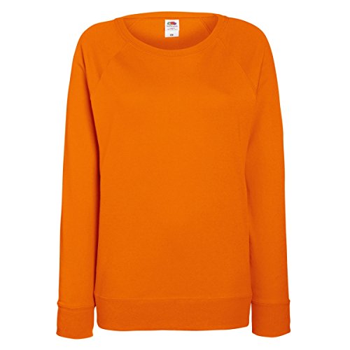 Fruit of the Loom Lightweight Raglan Sweat Lady-Fit - Farbe: Orange -...