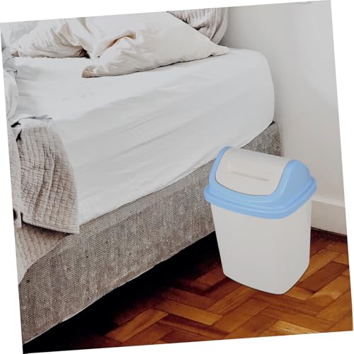 Caneca de basura para baño pequeña con tapa de polipropileno miniatura 4