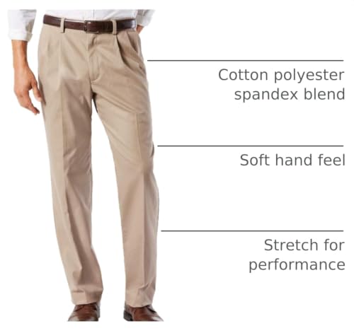Image of Dockers Men's Classic Fit Easy Khaki Pants - Pleated (Standard and Big & Tall)