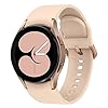 Samsung Galaxy Watch4, Runde Bluetooth Smartwatch, Wear OS, Fitnessuhr, Fitness-Tracker, 40 mm, Gold (Deutche Version)