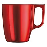 luminarc rot spülmaschine; mikrowelle Dajar Becher Flashy Colors 250 ml Rot LUMINARC, Glas, 7 cm