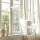 LINGJIA 2 Stück Fensterschloss, Fensterknauf, Fenstergriffe, Weiße Türgriffe, Balkontürgriffe, Fensterbeschläge, aus Aluminium, Ohne Schließzylinder, Fensterschlösser, für Fenster, Balkontüren