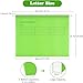 BOENFU 24 Pack Colored Hanging File Folders Letter Size Plastic File Folders with Adjustable Tabs, 2 Markers, Hanging Organizer File Folders for Efficient Filing