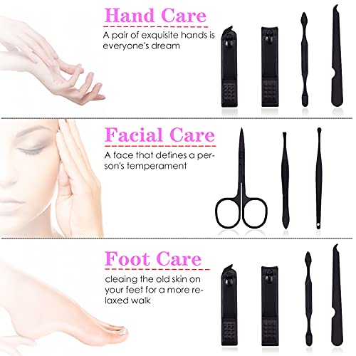 7-Piece Stainless Steel Manicure & Pedicure Set with Case - Image 2