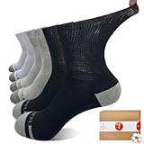 Couture sans couture pour confort : Chaussettes diabétiques sans couture, pas de coutures irritantes aux orteils/talons. Élimine friction, protège peau sensible des diabétiques. (essentiel pour chaussettes de santé)