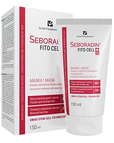 Seboradin Fito Cell Haarmaske Damen Herren gegen Haarausfall | Haarkur für Starkes Gesundes Dickes Haar | Haarpflege Maske zum Haarwachstum-Beschleunigen | Gegen Haarausfall Frau & Mann 150 ml Cover