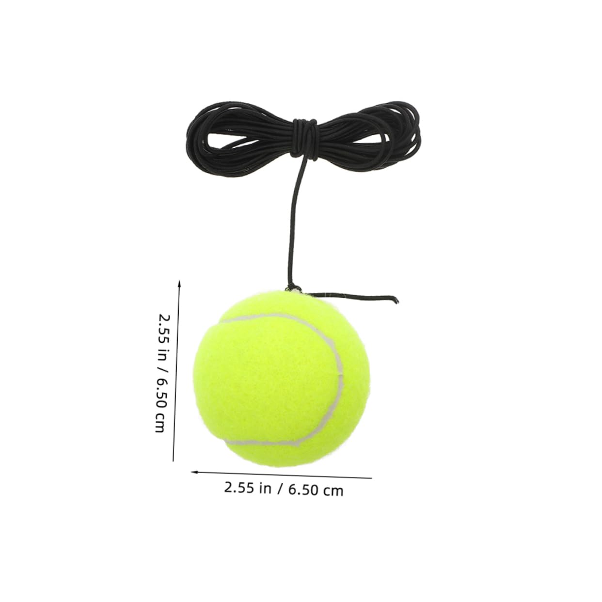 Didiseaon 2 Pack Tennis Trainer Ball Set with Elastic Rope for Solo Practice Portable Training Tool for Beginners and Advanced Players