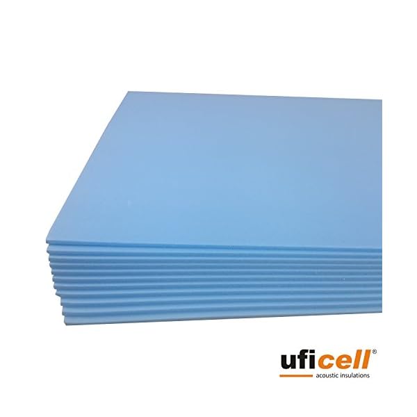 10 m² | uficell SOFT-Step Akustik Trittschalldämmung für Laminat-/ Parkett- und Korkböden - 5 mm Stark - Hervorragend als Wärmedämmung geeignet - Trittschallverbesserung bis 22 dB(A) (1, 10 m²) – Bild 3