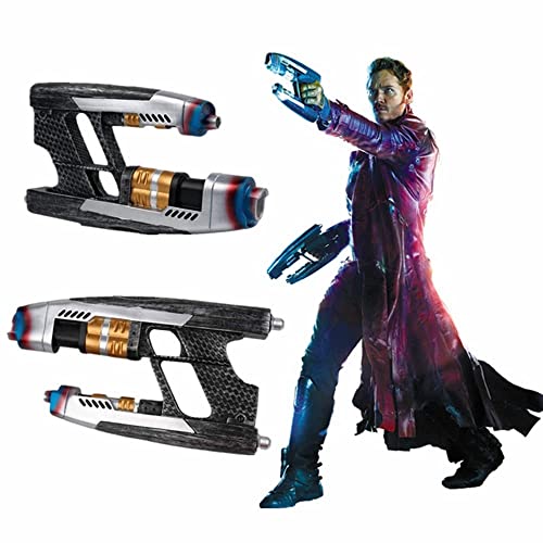 Cafele Star Lord Blaster Resin 1:1 Replica Cosplay for Guardians of The Galaxy Peter Quill Halloween Costume Accessories (2 pcs/a Set)