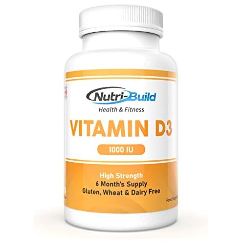 Vitamin D3 1000 IU - 365 Capsules - High Potency, Easy to Swallow Pure Vitamin D Softgels - Vitamin D3 Supplements Helps Boost Health and Immune System - No Additives, Non-GMO Cover