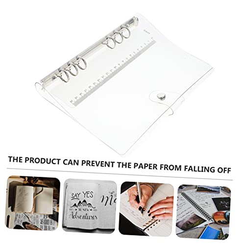 Healeved Caderno De Capa Dura 1Pc Capa De Caderno De Folhas Soltas Fichário Planejador Pessoal Organ