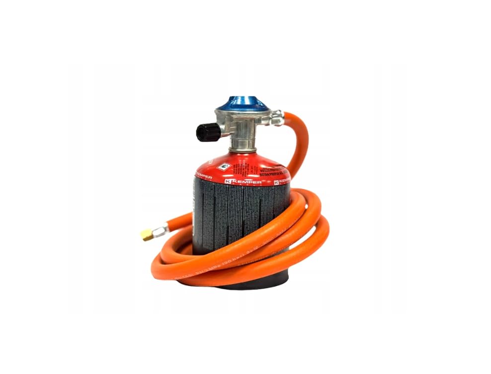 Kit Kemper cartouche réducteur et tuyau Semperit 2 m diam 9 mm pour vos installations gaz