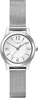 Women's Quartz Watch with Silver Dial Analogue Display and Silver Stainless Steel Bracelet T2P457