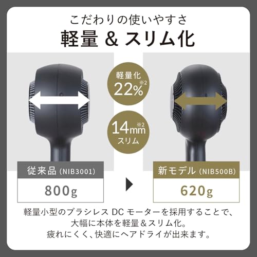 テスコム Nobby by TESCOM NIB500B-K の商品画像 5