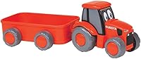 Vista 1 de NewRay Preescolar Kubota Lil' Orange Farm Tractor and Wagon