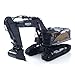 wheelfun US in Stock, HUINA 1/14 592 RC Tracked Excavator Car Model Gift 2.4G Radio Light Sound Hobby Grade Model