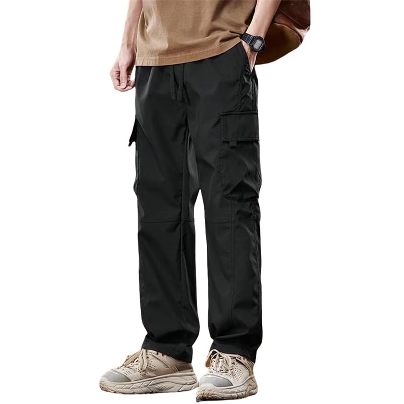 Pantalon de travail cargo homme résistant aux taches fini les vêtements déchirés en chantier