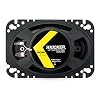 KICKER DSC460 4x6-Inch (100x160mm) Coaxial Speakers, 4-Ohm (Pair)