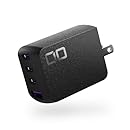 CIO NovaPort QUADⅡ 65W 急速充電器 PD 4ポート [世界最小級] USB-C×3 + USB-A×1 ACアダプター コンセント 軽量 iPhone 15 Android Galaxy Macbook iPad向け ノートPC (ブラック)