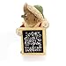 Enesco Heart of Christmas Mouse with Sign Nativity Figurine 1.97 In