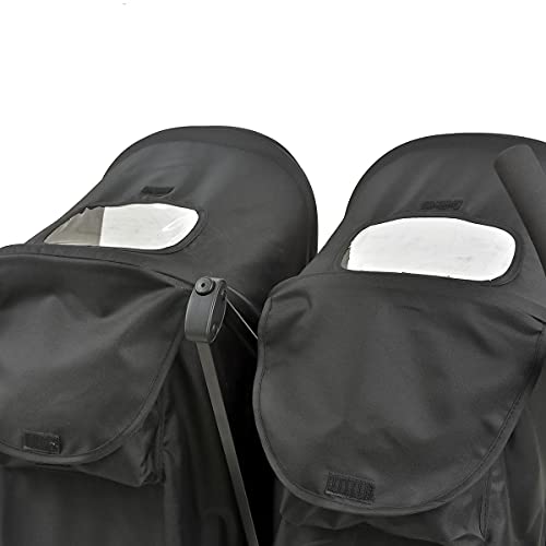 Carrinho De Bebe Para Gemeos Burigotto Twingo Black Preto, Burigotto