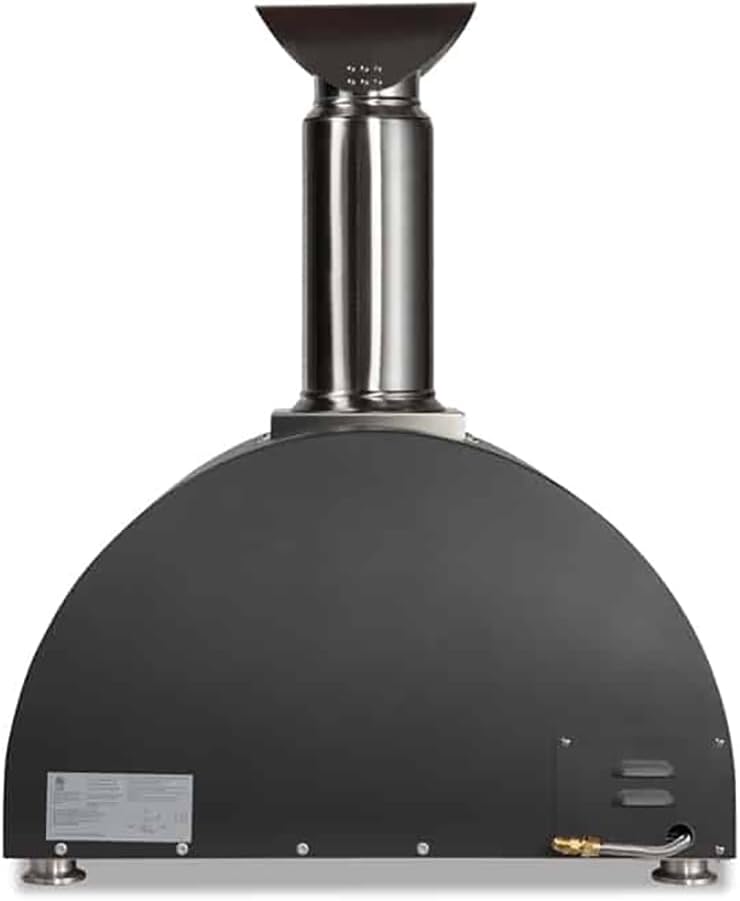 Coyote Outdoor Living 30" Matte Black Hybrid Pizza Oven in NG