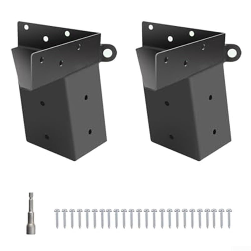para soporte Caza para acero 2 Pack para Madera para 4x4 para | para acero carbono para robusto, para resistencia climática, para ideal lluvia nieve, durabilidad extrema, seguridad total