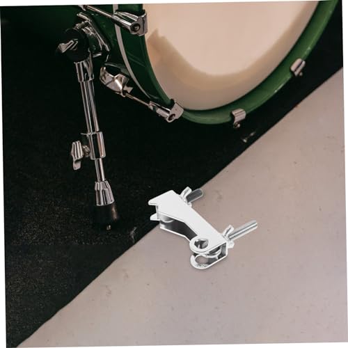 Abrazadera de montaje para cowbell de batería jazz, soporte para percusión, compatible con cowbell y jam block miniatura 6