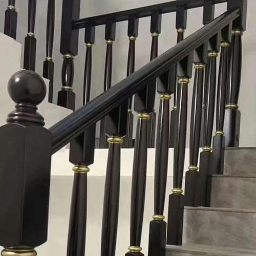 Stair balusters post noir pour installation de plancher sur balcon - 8
