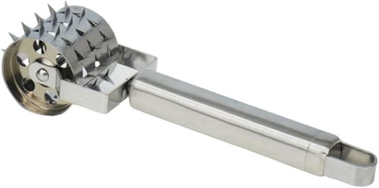 Food Hammer Creative Kitchen Tender Meat Tenderizer Hammer Roller Needle Loose Meat Poultry Tool Stainless Steel Steak Beaf Meat Tenderizer