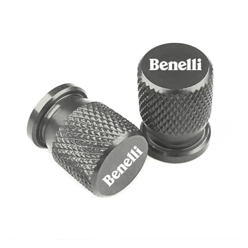 Ventilkappen für Motorradreifen Für Benelli Leoncino 500 TRK502X TNT125 300 502C BN 125 302 Motorrad CNC Aluminium Reifen Ventil Air Port Stem Abdeckung Caps(Titanium)