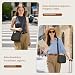 Imagen de ONEKERUN Bolso Bandolera Mujer Mediano Nylon Bolsos de Mujer Casual Bolso Cruzado Impermeable Multibolsillos Crossbody Bag con Correa Ajustable Bolsos de Mano para Escuela Diario Trabaja