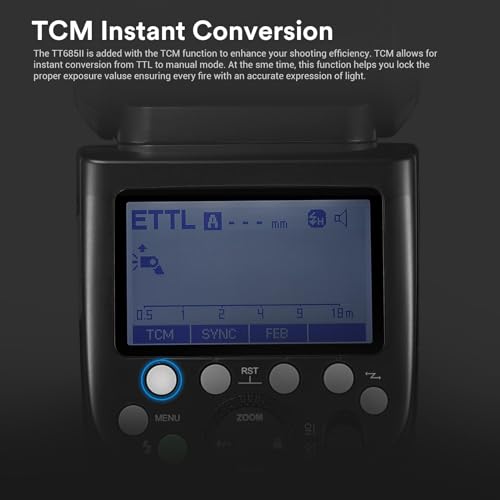 Ficha técnica Godox TT685II C TTL Flash Speedlite Flash para Canon E-TTL 2.4G Wireless High Speed HSS 1/8000S GN60 compatible con cámaras Canon EOS TT685IIC - Fernando Cortés