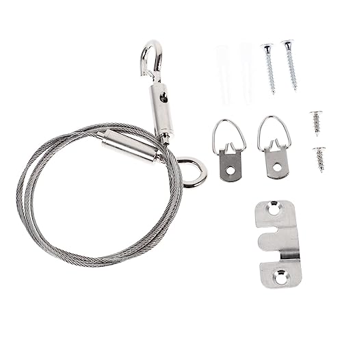 Operitacx 1 Set Picture Hanging Kit Adjustable Wire Rope for Photos Art Projects and Wall Decor Heavy Duty Picture Hangers Easy Installation and Reliable