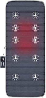 Comfier Massage Mat with Heat-10 Vibration Motors & 2 Heating pad with auto