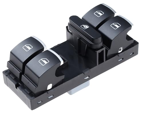 �d���E�B���h�E���t�g�X�C�b�` Compatible With Touran For Tiguan For Passat B6 B7 2004-2025 5ND959857 5K4959857 5ND959855 �p���[�E�B���h�E�X�C�b�`(Switch)