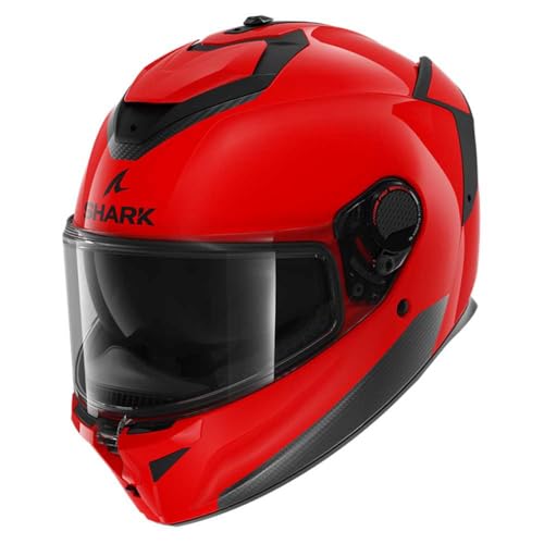 Shark, Spartan GT PRO BLANK RED Integral Motorcycle Helmet XL