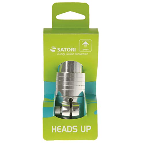 Satori Satori Black Alloy Height Adapter For Ahead Stem 1 1/8", Black #TOP2