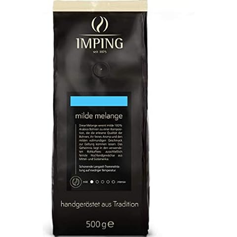 Milde Melange gemahlener Kaffee 500g - Sehr milder Filterkaffe 100% Arabica fein gemahlen - Stärke 1/5 - Heller Röstkaffee mit sanften Aroma - handgeröstet aus deutscher Traditionsrösterei Cover